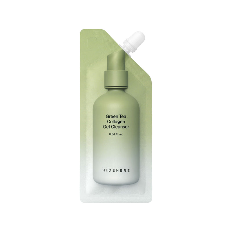 HIDEHERE Green Tea Collagen Gel Cleanser