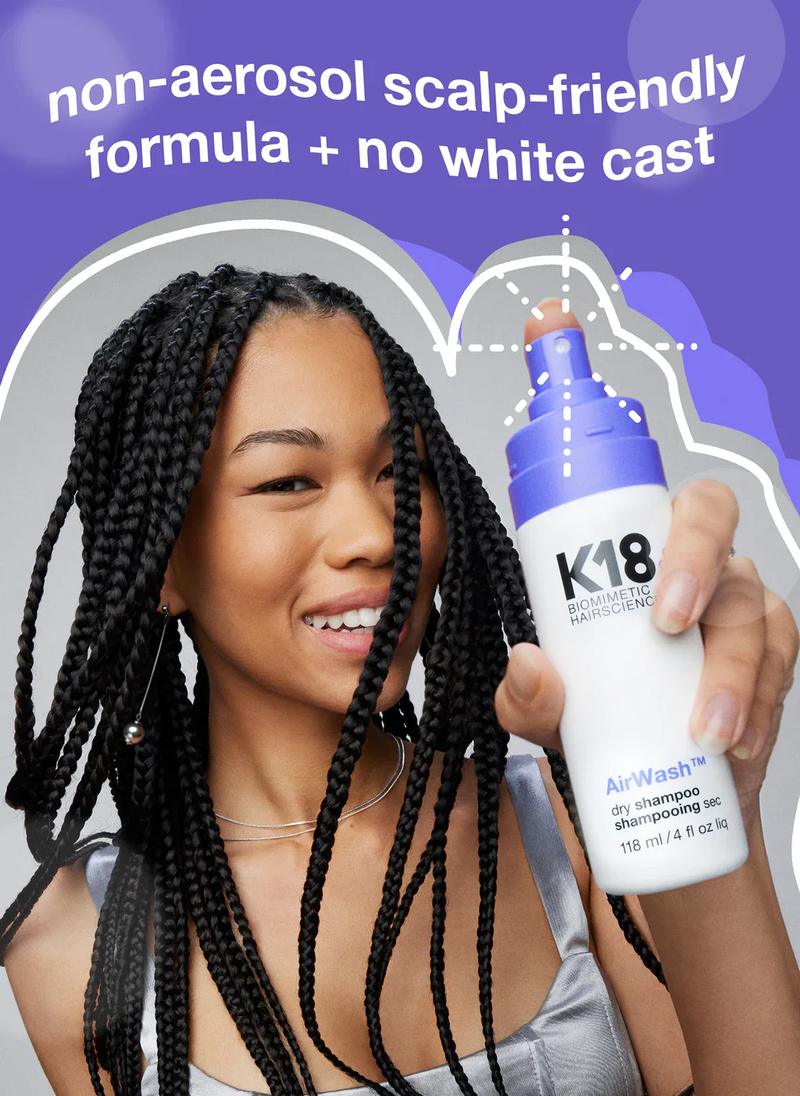 K18 Biomimetic Hairscience AirWash Dry Shampoo 118ml