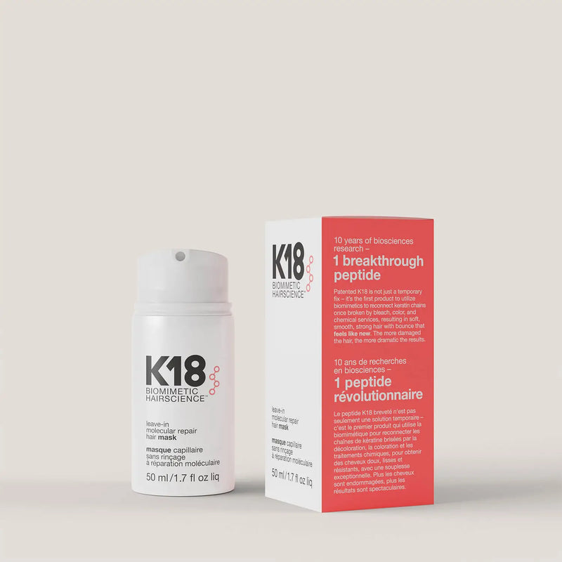 K18 LEAVE-IN MOLECULAR REPAIR HAIR MASK (VARIOUS SIZES)